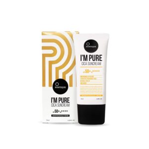 Suntique I’m Pure Cica Suncream, Sunscreen For Sensitive Skin, SPF 50